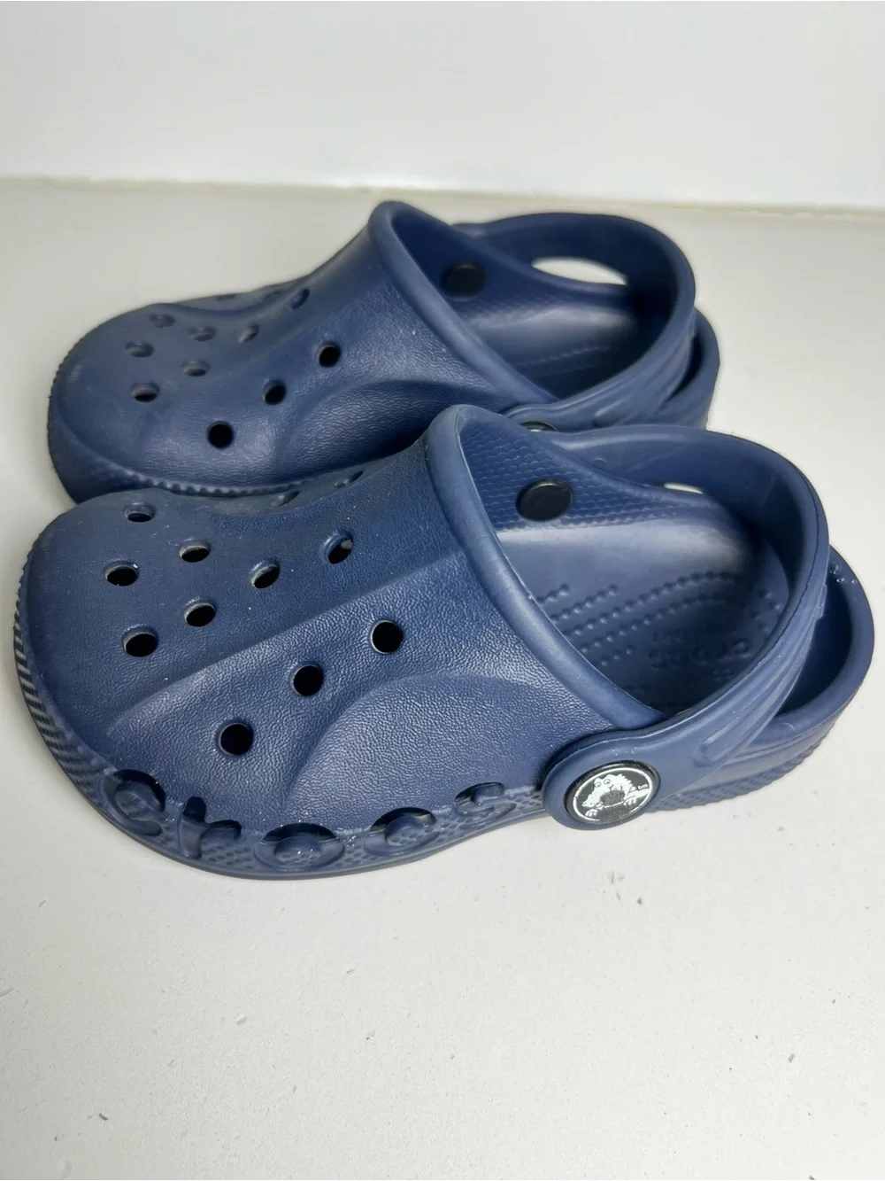 Crocs Classic Clog Toddler Size C8 Navy Blue Slip-On Shoes